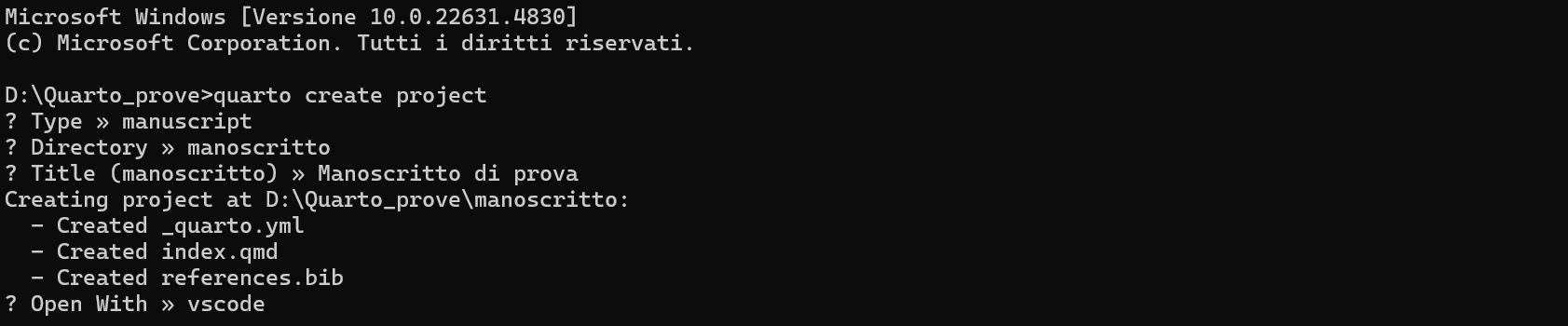 manoscritto